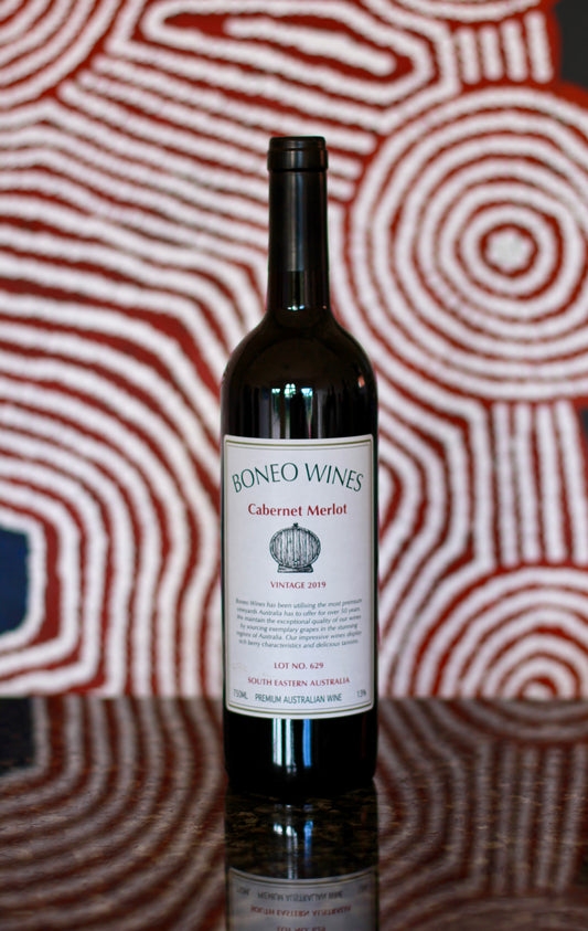 Boneo Wine Cabernet Merlot bottle
